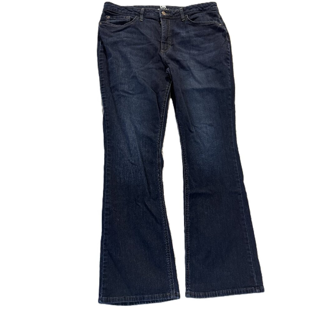 Lee Rider Womens Jeans, 16 Average Length, Dark Blue